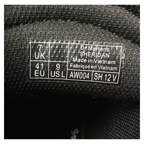 DR. MARTENS “Sheridan” Black Soft Wair Shoes - Picture 10 of 10